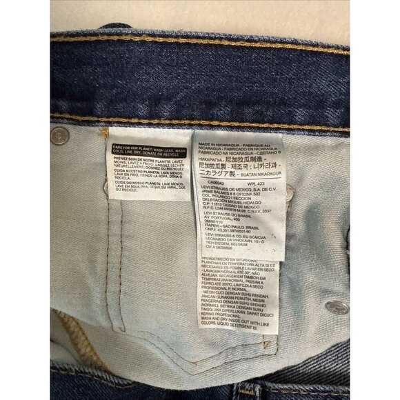 Levis 550 Jeans Mens 44x32 Blue Denim Relaxed Fit Straight Leg Med Wash - Picture 5 of 10